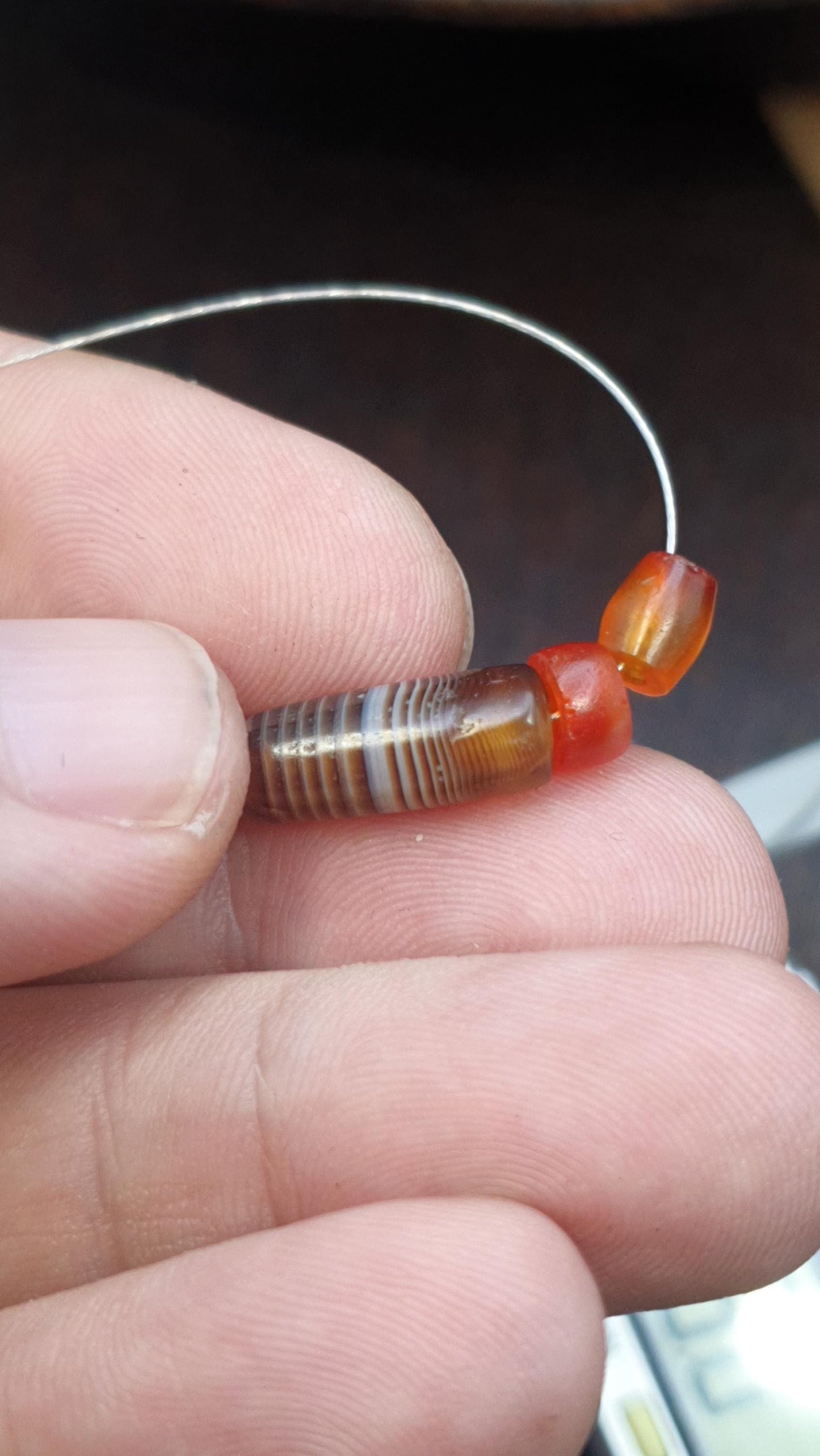 Ancient yemeni Suleimani Banded Agate and Carnelian beads beads Lot | Spiritual Amulet, Beaded Jewelry,