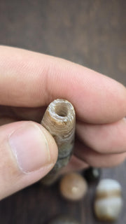 Huge Antique old crazylace agate antique himalayan indo tibetan bead