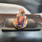 Rare Antique Style Murrine Bird Bead Large 7cm Murano Style Glass Bird Figurine