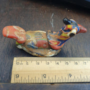 Rare Antique Style Murrine Bird Bead Large 7cm Murano Style Glass Bird Figurine