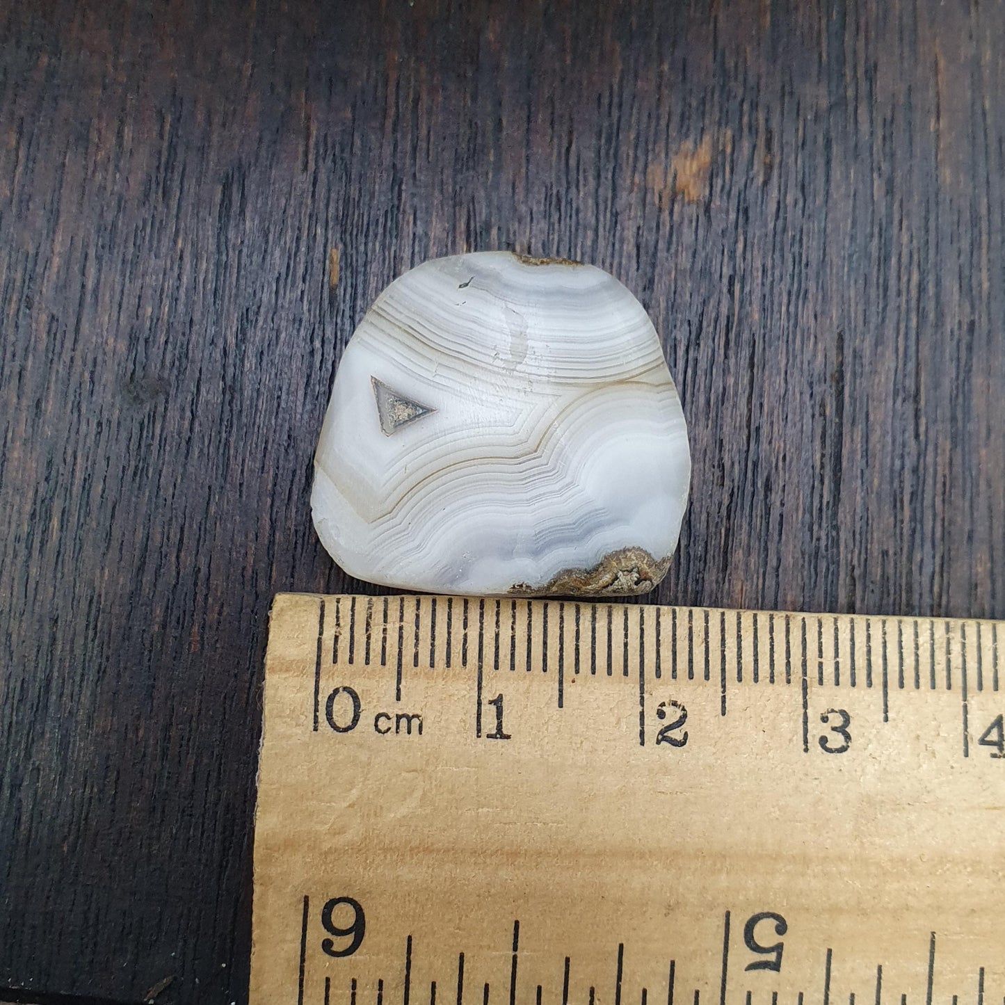 Authentic Antique Eye Agate Bead, Genuine Banded Agate Silk Road Artifact, Rare Eye Bead Jewelry Supply, Earthy Brown Toned Stone