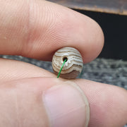 Ancient antique yemeni middle eastern agate natural pattern agate bead amulet