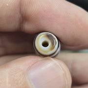 Antique Taiwanese Tibetan dzi 2 Eyes agate bead Amulet High Quality