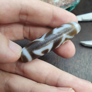 Rare Eyes Dzi Bead Taiwan Agate – Ultimate Wish-Fulfillment & Success Amulet – Master Collector Talisman,