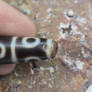 Rare 48mm 8-Eye Taiwan Dzi Bead with Dragon Skin Weathering 8-Eyed Dzi Bead Amulet for Success & Protection