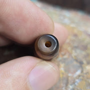Authentic Taiwan Dzi Agate Protection Amulet Bead Meditation & Feng Shui Unique Patterned  Bead for Necklace or Bracelet - Spiritual .