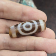 Authentic Rare Heaven & Earth Eye-in-Eye Dzi Bead – Taiwan Agate spirituality and dreams Spiritual .