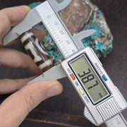 Authentic Rare Heaven & Earth Eye-in-Eye Dzi Bead – Taiwan Agate spirituality and dreams Spiritual .