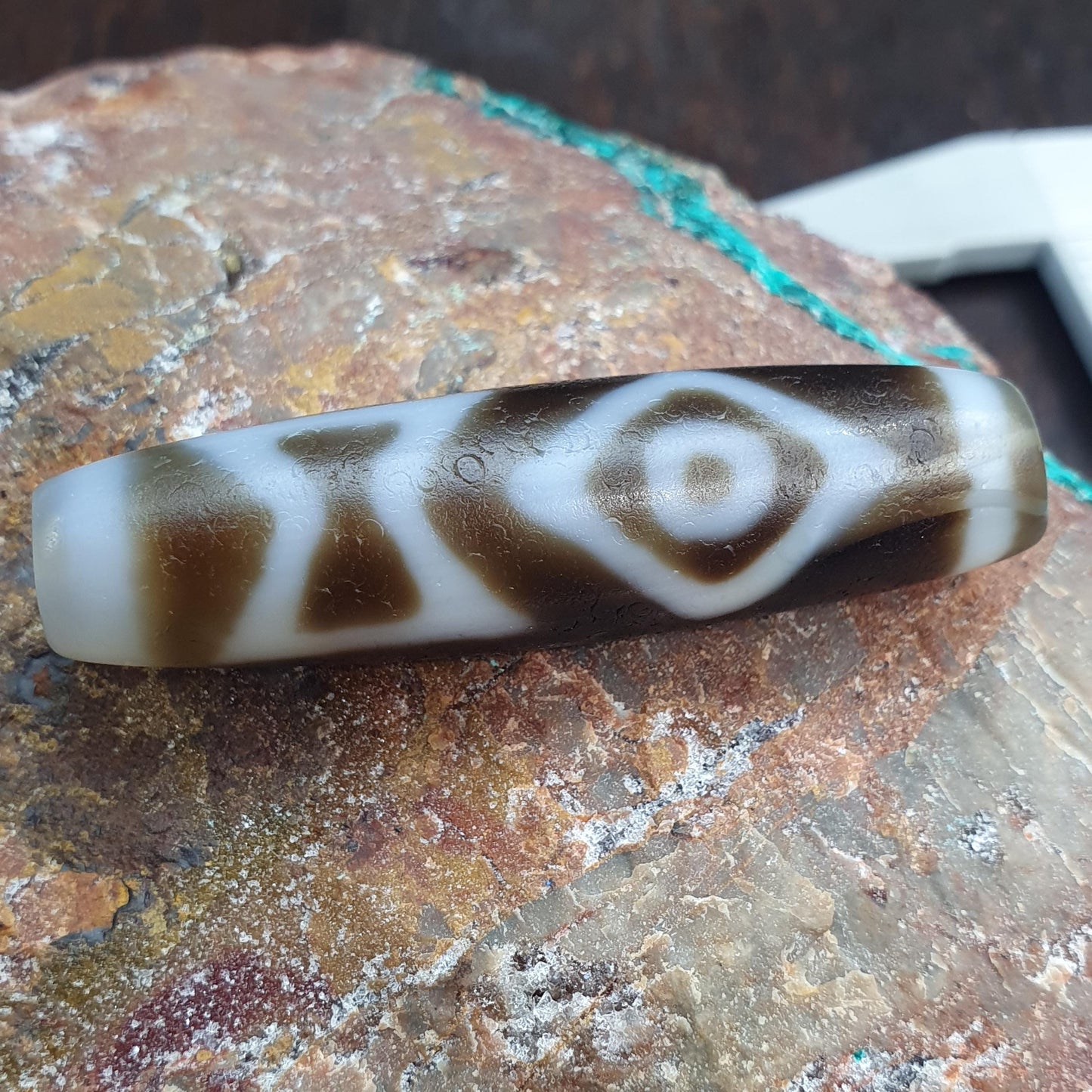 Rare Eyes Dzi Bead Taiwan Agate – Ultimate Wish-Fulfillment & Success Amulet – Master Collector Talisman,