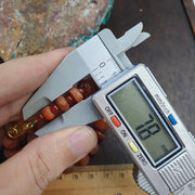 Authentic Ancient Carnelian Bracelet, Yemeni African Agate Beads, Antique Tribal Jewelry, Rare Handcrafted Estate Bracelet