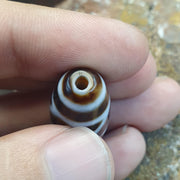 Tibetan 3 diamond eyes agate stone dzi bead amulet Spiritual Amulet