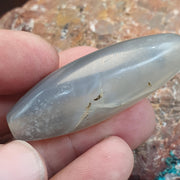 Ancient middle eastern yemeni african agate bead Antique Himalayan Tibetan Natural Gray Agate Bead Amulet