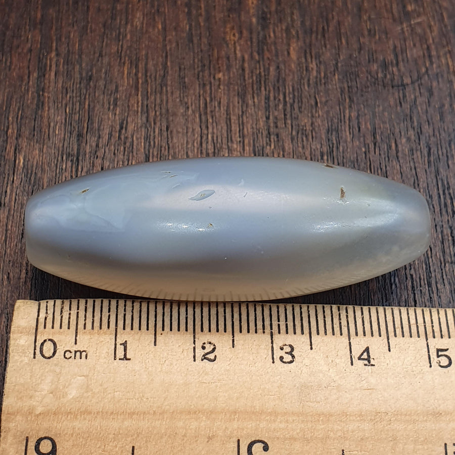 Ancient middle eastern yemeni african agate bead Antique Himalayan Tibetan Natural Gray Agate Bead Amulet