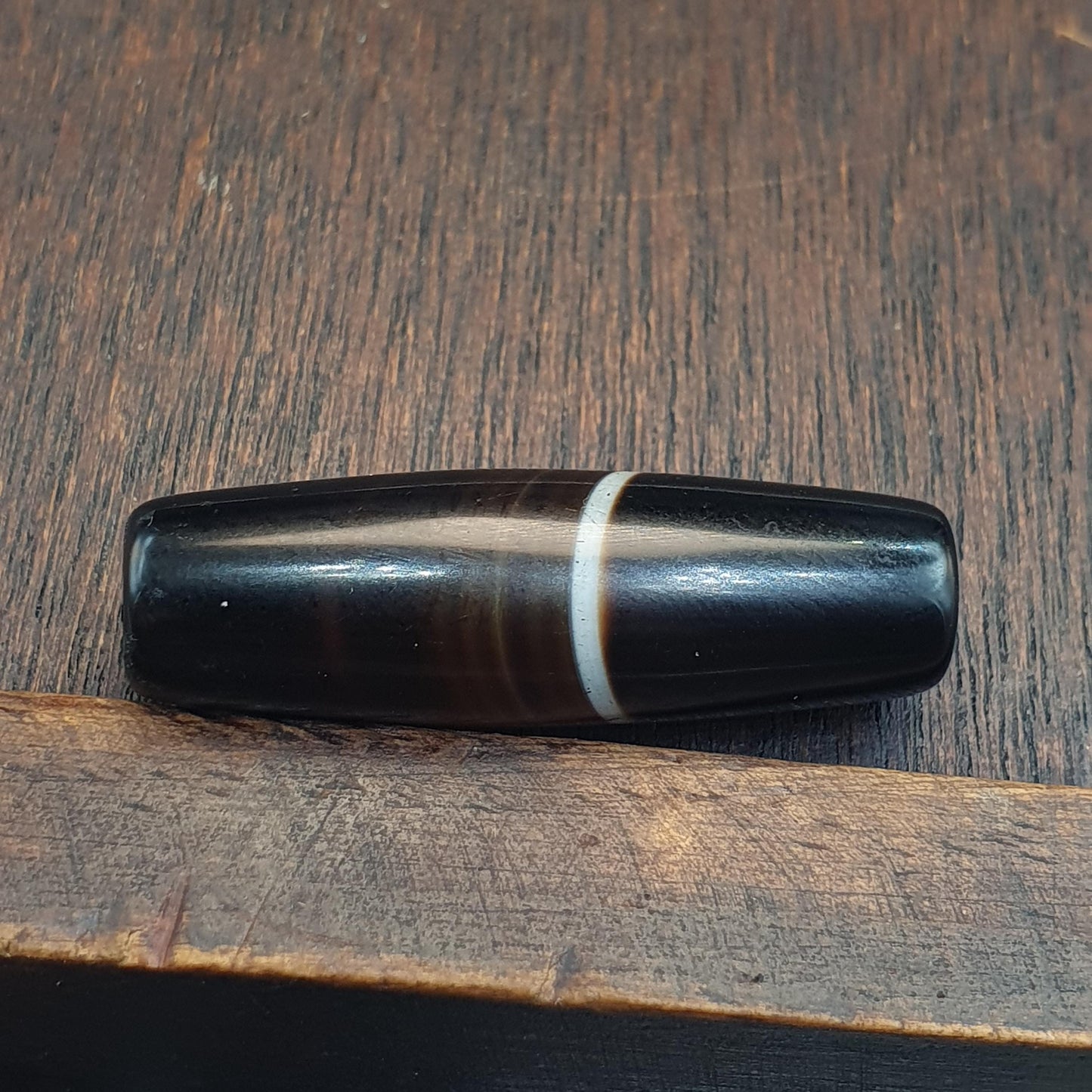 Antique old yemeni agate natural banded agate bead  YM-JN-5 middle eastern agate Stripe patterns suleimani agate bead