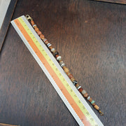 Ancient Carnelian, Heirloom Bracelet | Mixed Agate, Crystal Quartz, Chalcedony | 8.25 Inch Wrist Fit