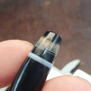 Antique Yemeni Agate, Tabular Barrel Bead | Natural Untreated Sulemani Quartz, 34.3mm Focal