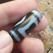 Authentic Rare Heaven & Earth Eye-in-Eye Dzi Bead – Tibetan Agate spirituality and dreams Spiritual .