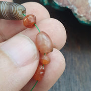 Ancient Yemeni Banded Chung Agate Bead, Rare Middle Eastern Antique Suleimani Beads Lot, Collectible Bead