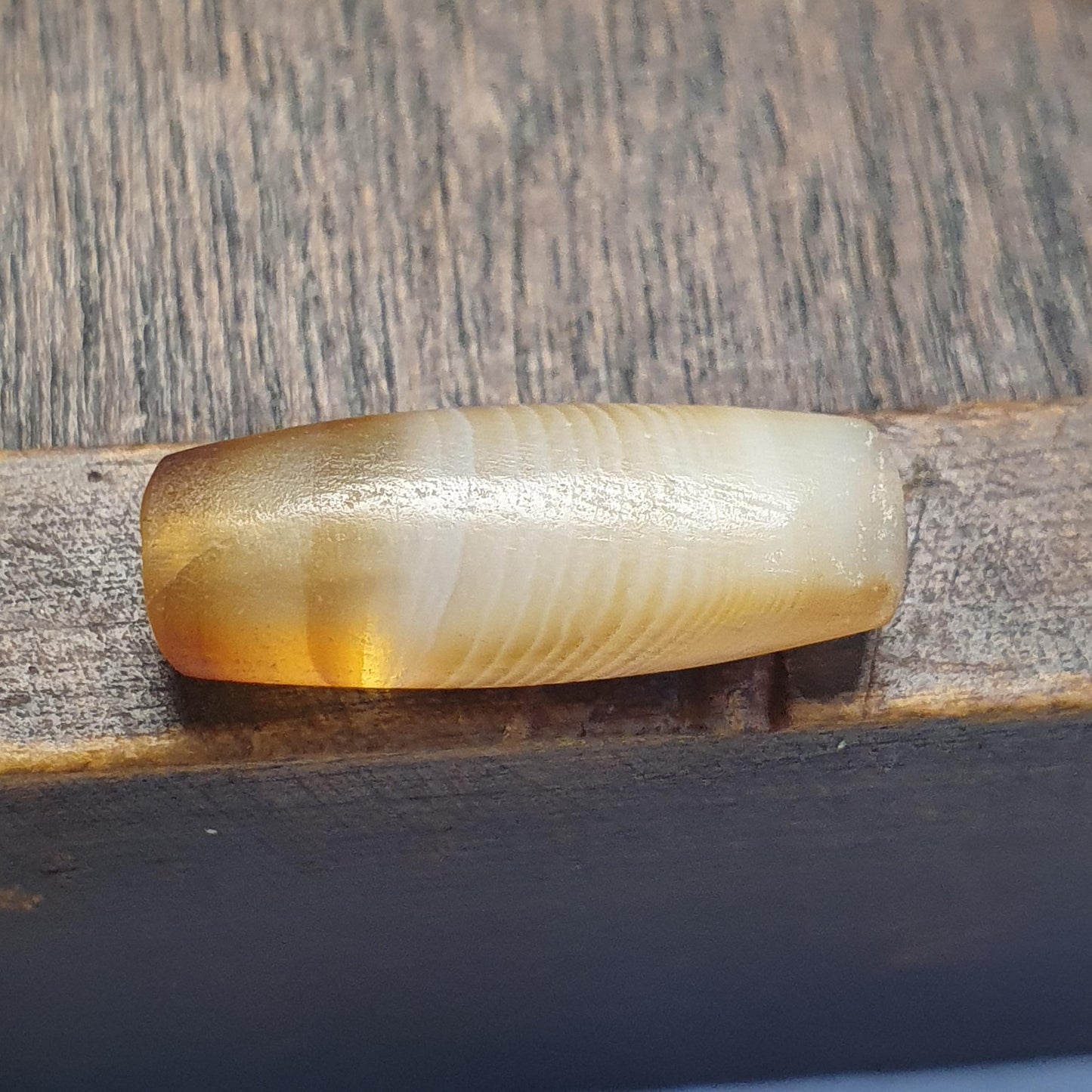 Antique yemeni middle eastern agate natural pattern Suleimani agate bead amulet