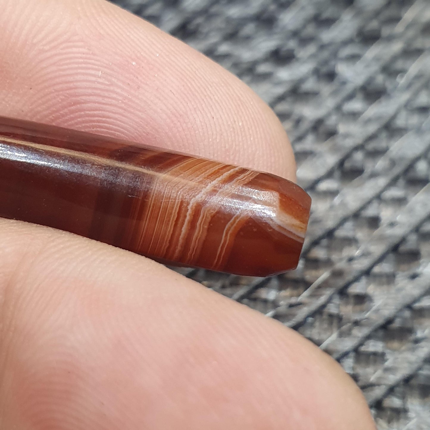 Lot 2 antique trade yemeni middle eastern natural agate amulet
