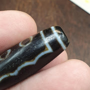 Himalayan old tibetan 5 eyes agate stone dzi bead amulet hq-2