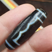 Himalayan old tibetan 5 eyes agate stone dzi bead amulet hq-2