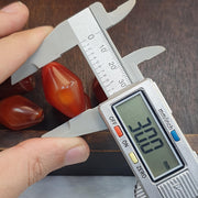 Himalayan red agate beads lot 5 – tibetan carnelian beads, eye agate beads
