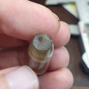 Antique Old Yemeni, Banded Agate Bead | Natural Haqeeq Stone | 38.2mm, 150-200 Years, Heirloom