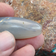 Ancient middle eastern yemeni african agate bead Antique Himalayan Tibetan Natural Gray Agate Bead Amulet