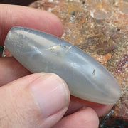 Ancient middle eastern yemeni african agate bead Antique Himalayan Tibetan Natural Gray Agate Bead Amulet