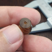 Antique Yemeni Agate, Banded Sulemani Bead | Natural Stone | 25.7mm Tabular Barrel, Heirloom Focal