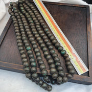 Vintage tibetan yak bone (buffalo) beads beaded strand, necklace