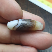 Antique yemeni middle eastern agate natural pattern agate bead amulet