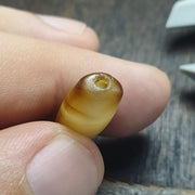 Antique yemeni middle eastern agate natural pattern Suleimani agate bead amulet