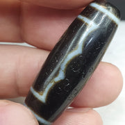 Himalayan old tibetan 5 eyes agate stone dzi bead amulet hq-2