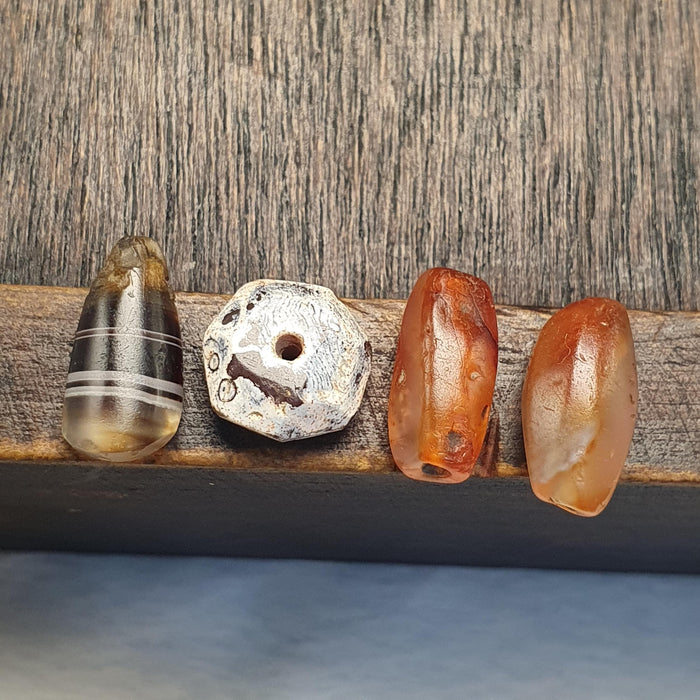 Ancient Carnelian beads Lot | Spiritual Amulet, Beaded Jewelry from pakistan