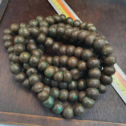Vintage tibetan yak bone (buffalo) beads beaded strand, necklace