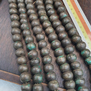 Vintage tibetan yak bone (buffalo) beads beaded strand, necklace