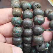 Vintage tibetan yak bone (buffalo) beads beaded strand, necklace