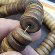 Vintage Tibetan Yak Bone (Buffalo) Beads Beaded Necklace 15mm