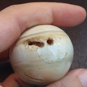 Huge Antique old african rare agate traded bead 78.9mm x 44.6mm