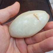 Huge Antique old african rare agate traded bead 78.9mm x 44.6mm