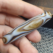 Huge Vintage old himalayan indo tibetan eye agate bead Himalayan Indo Tibetan rare Patterns pure Natural Eyes Banded Agate Amulet,