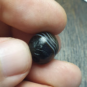 Ancient yemeni middle eastern agate natural pattern Antique agate bead amulet