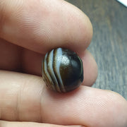 Ancient yemeni middle eastern agate natural pattern Antique agate bead amulet
