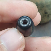 Natural Himalayan Tibetan Agate Bead 36mm Dragon Eye Pattern Banded Amulet Healing Stone Agate Beads for Meditation Malas