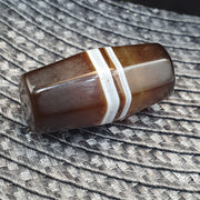 Antique Yemeni Agate Bead 38.4mm Ancient Banded Sulemani Large Tribal Focal Bead