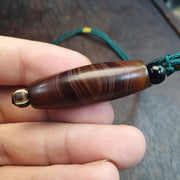 Old Himalayan Tibetan agate suleimani bead natural eye pattern agate