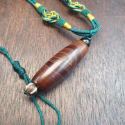 Old Himalayan Tibetan agate suleimani bead natural eye pattern agate