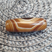 East Oasis Natural Eye Himalayan Agate Bead 36.9mm - Genuine Tibetan Agate